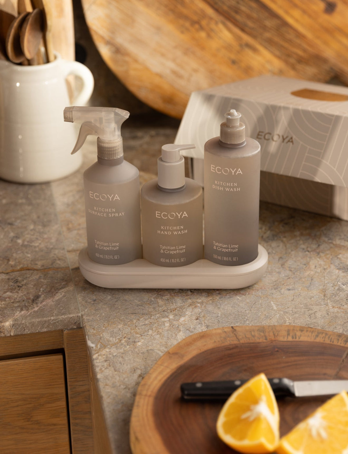 Introducing the Ecoya Kitchen Collection: One Scent for the Whole Bench
