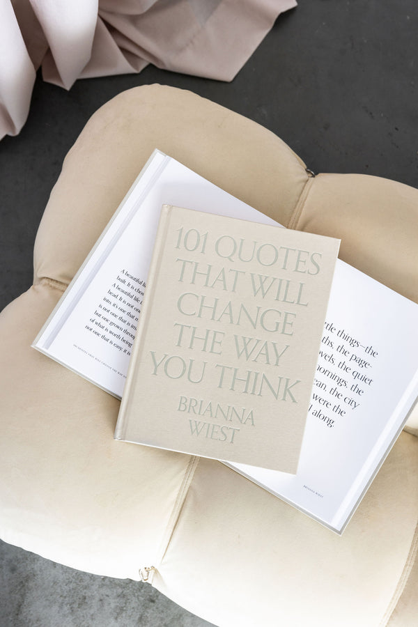 101 Quotes That Will Change The Way You Think | Brianna Wiest Coffee Table Book