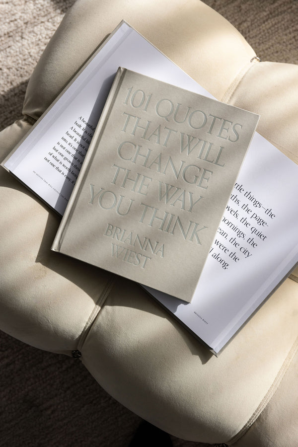 101 Quotes That Will Change The Way You Think | Brianna Wiest Coffee Table Book