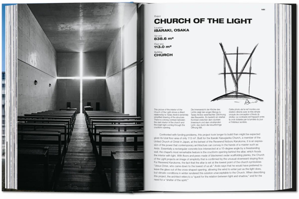 Ando Complete Works interior spread Church of the Light