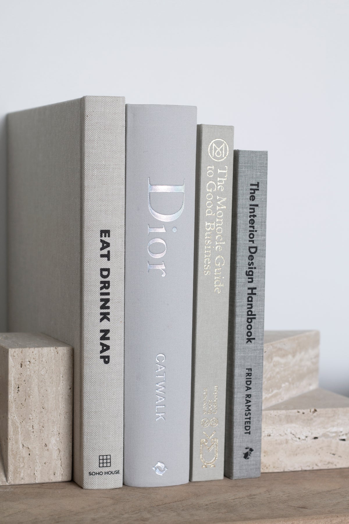 Dior Catwalk book styled on a coffee table