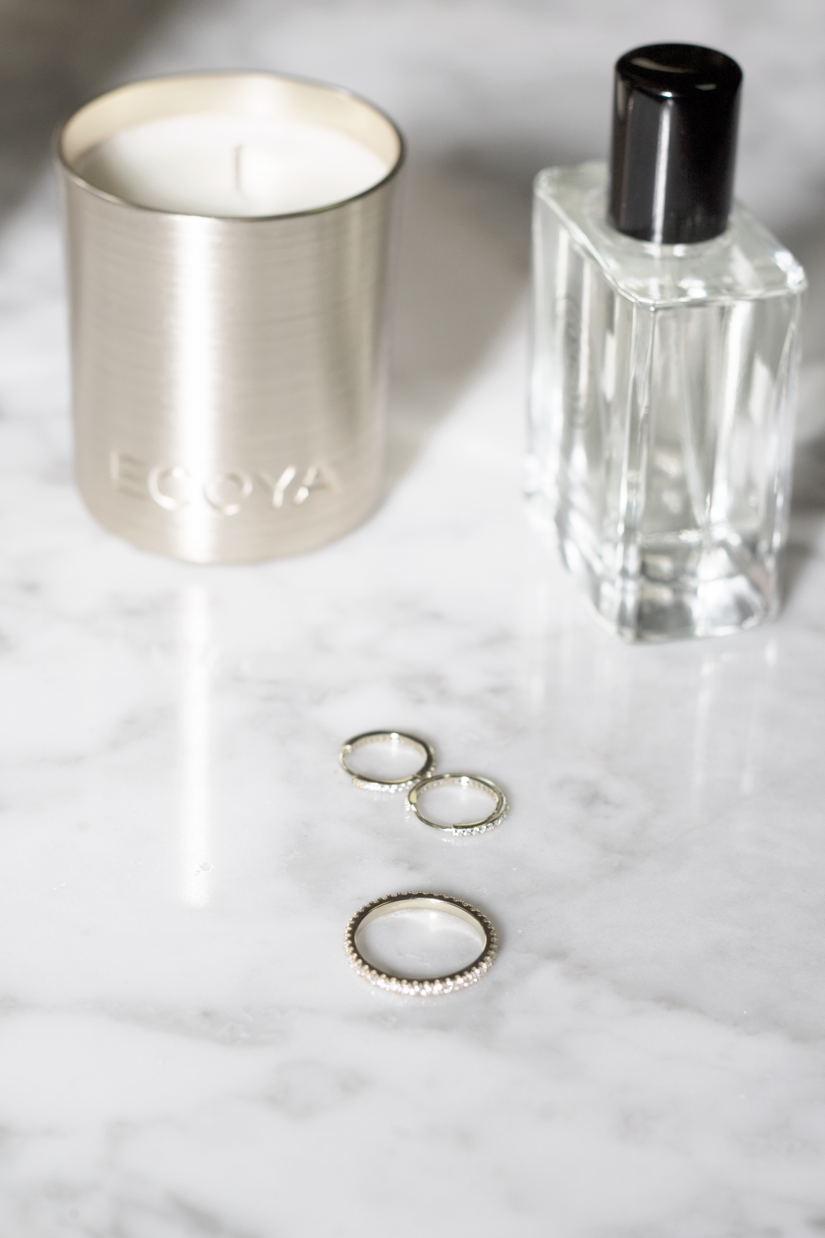 Go Around Ring, Sterling Silver and Zirconia Eternity Band