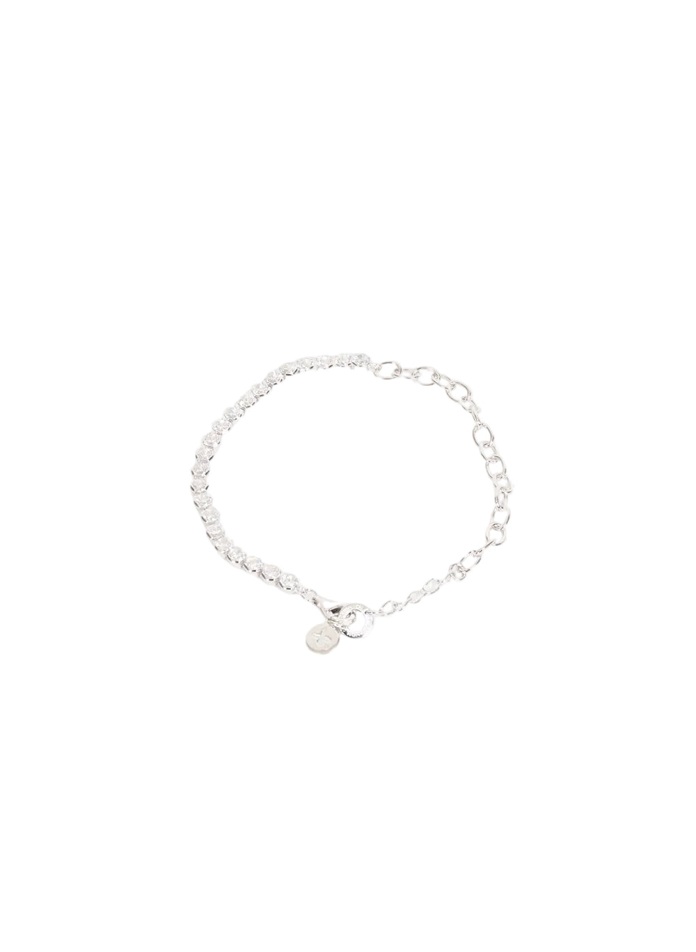 Fifty Fifty Bracelet, Sterling Silver