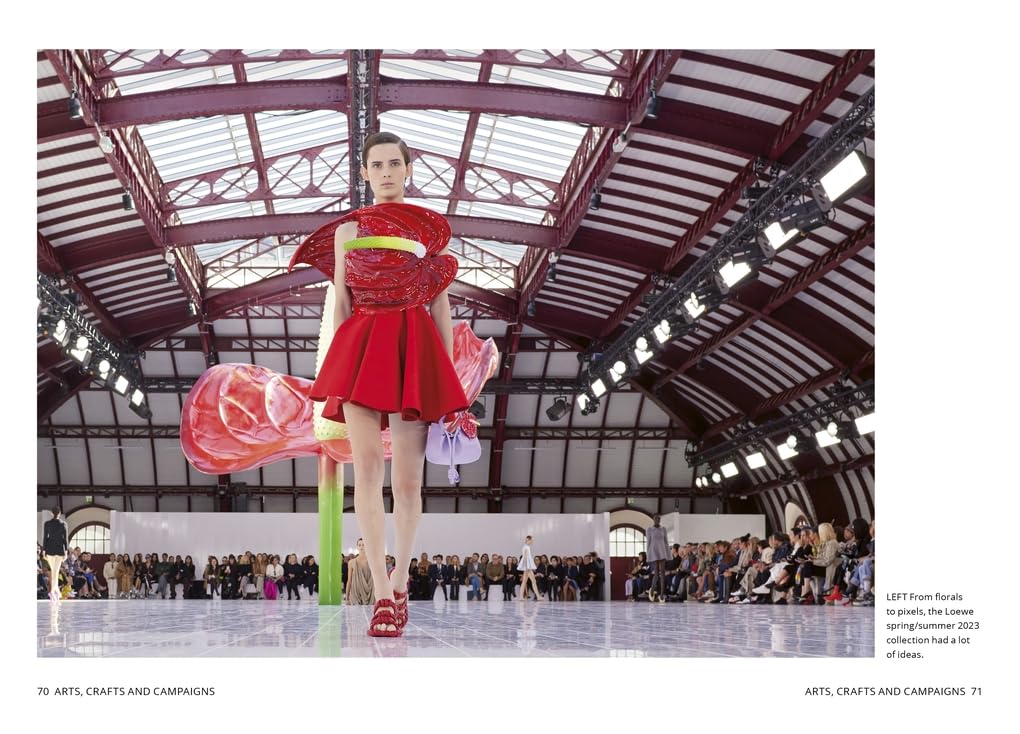 Little Book of Loewe page spread showing runway photography