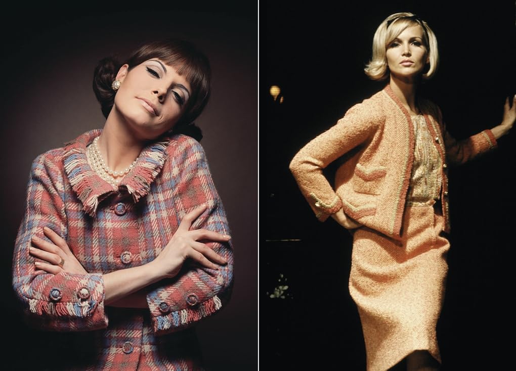 The Story of Chanel book spread with Chanel runway and campaign photography