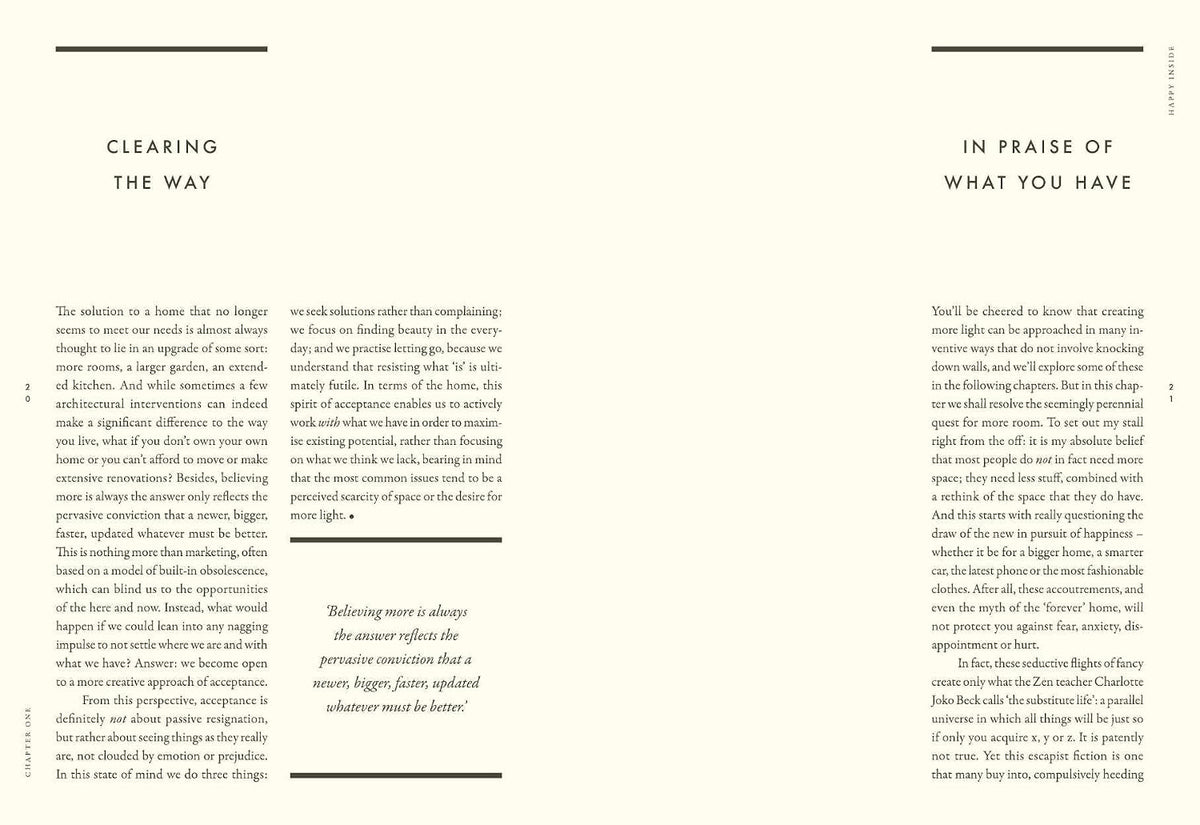 Spread of text on cream pages