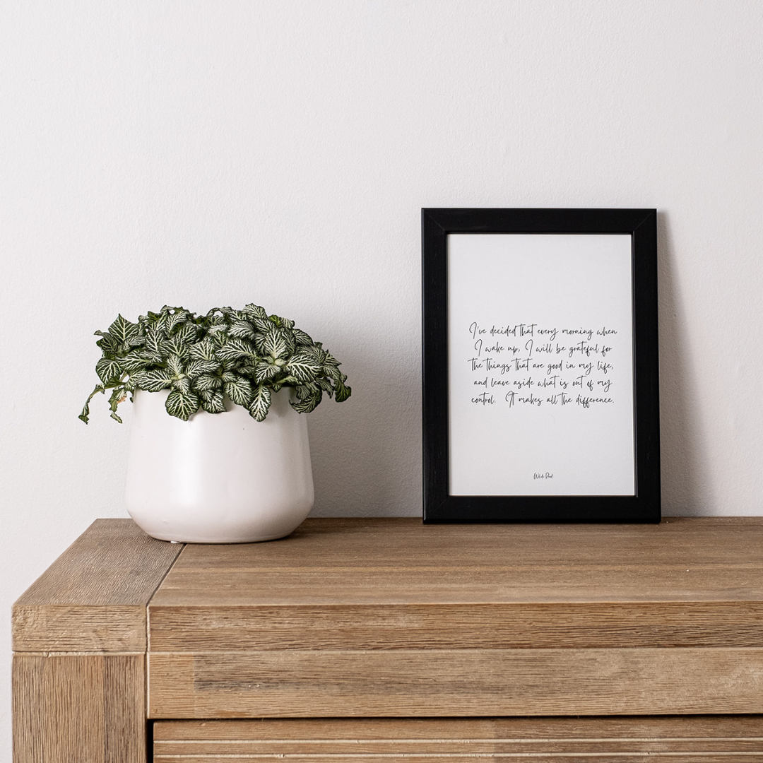 'I've Decided' Typography Print, A4/A5 | Wilde Road