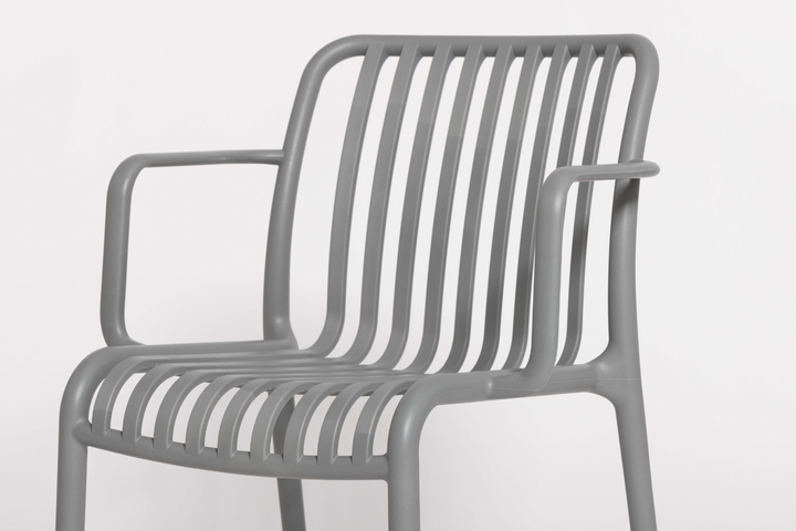 Jasper Outdoor Chair – Polyurethane in Grey, Nude, Olive