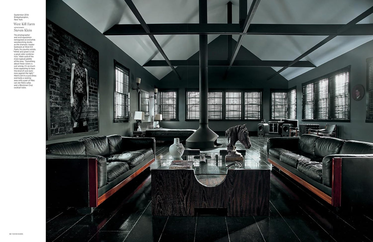 Architectural Digest at 100 page spread showing a designer home