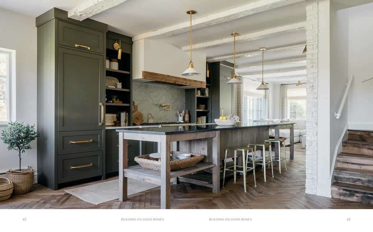 The Love of Home page spread showing sculptural decor
