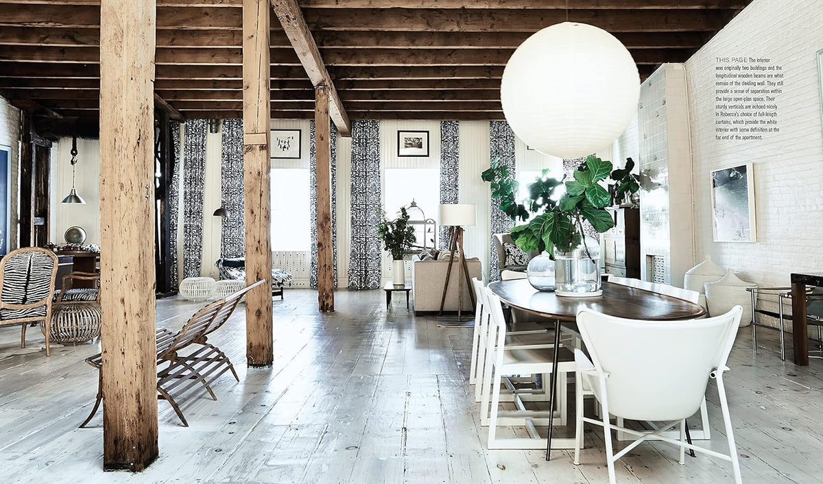 Urban Style page spread showing exposed brick and reclaimed timber