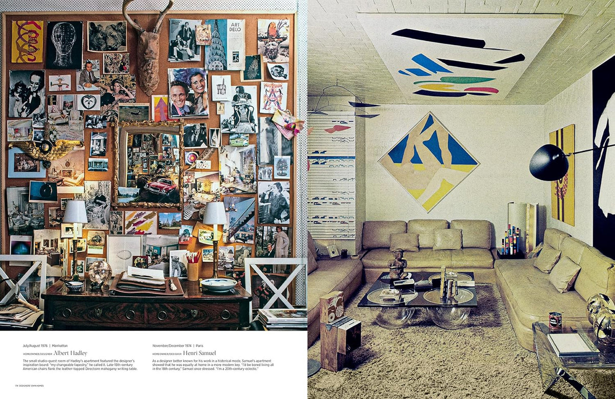 Architectural Digest at 100 page spread showing architecture