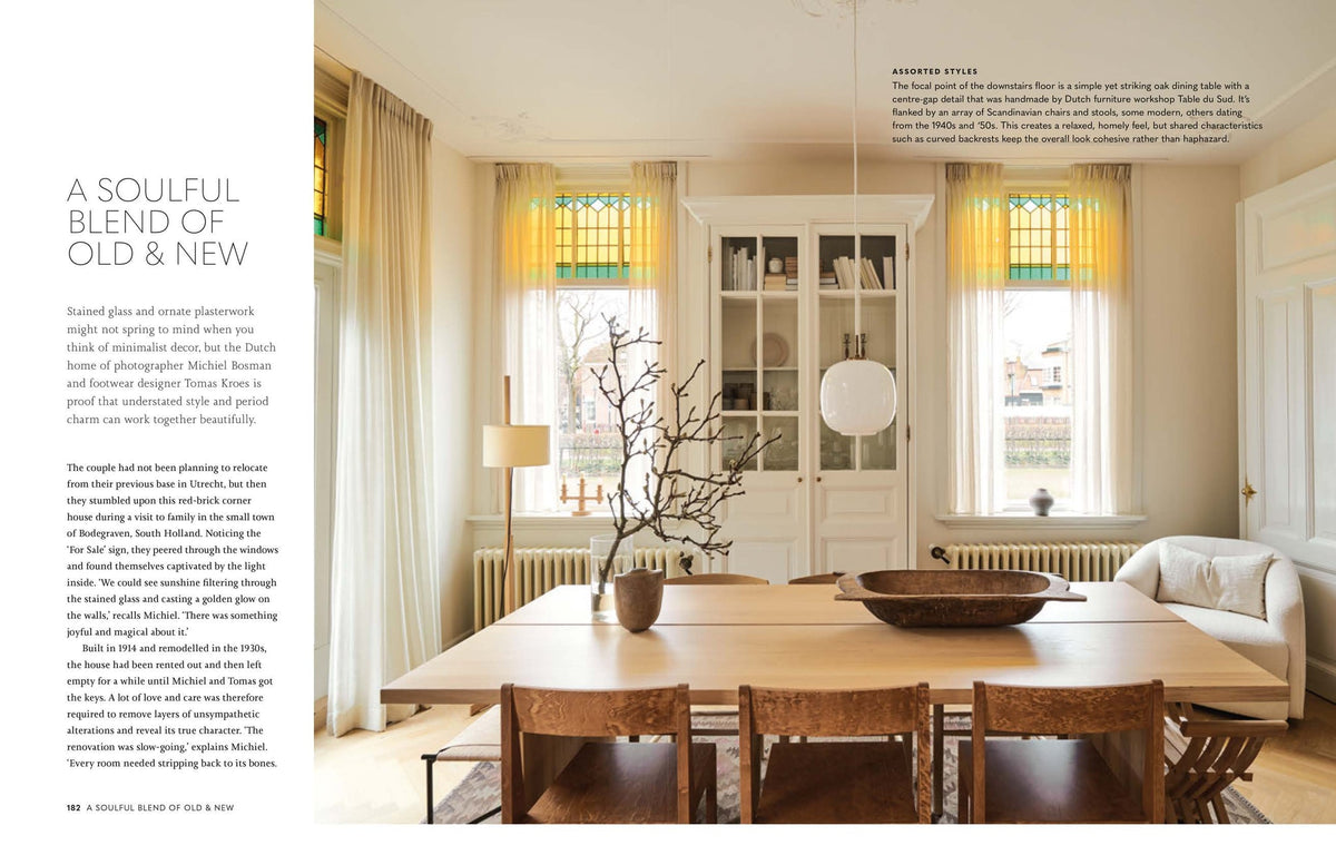 The Soft Minimalist Home open page spread