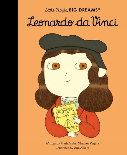 Little People, BIG DREAMS Leonardo da Vinci picture book cover