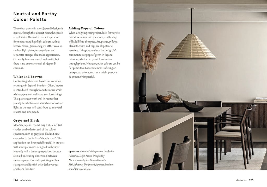 Interior Style Japandi back cover