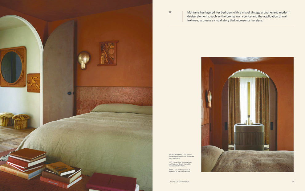 Curated Style page spread showing collected objects
