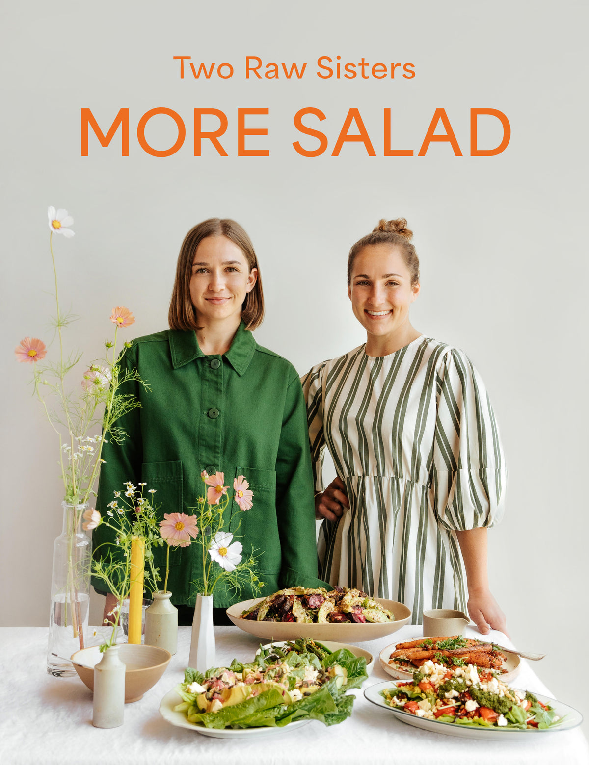 More Salad cookbook page spread showing ingredient swaps