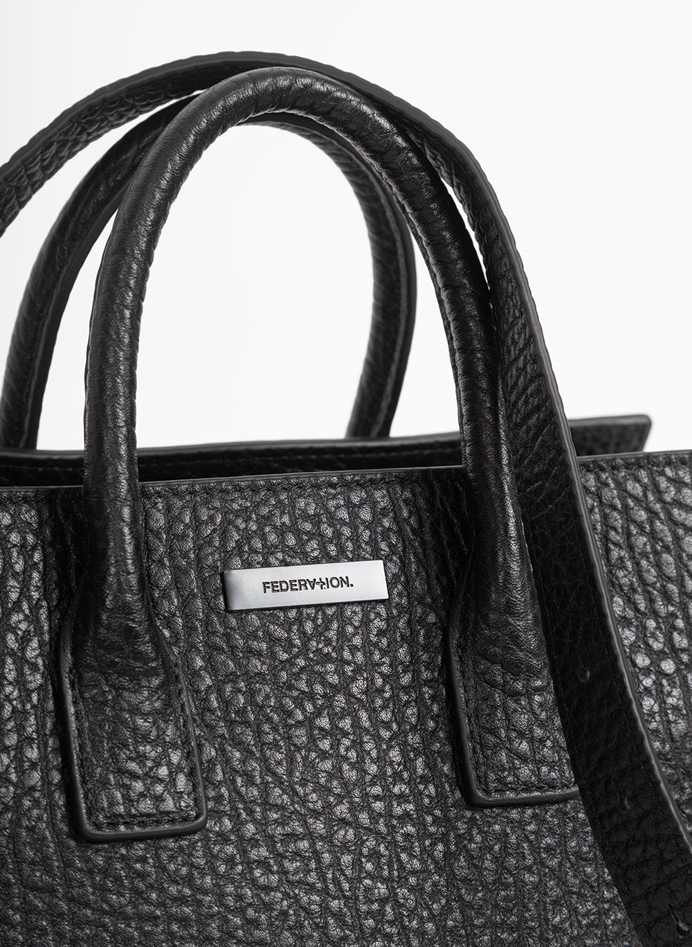 Fly Bag Black Genuine NZ Leather Satchel | Federation
