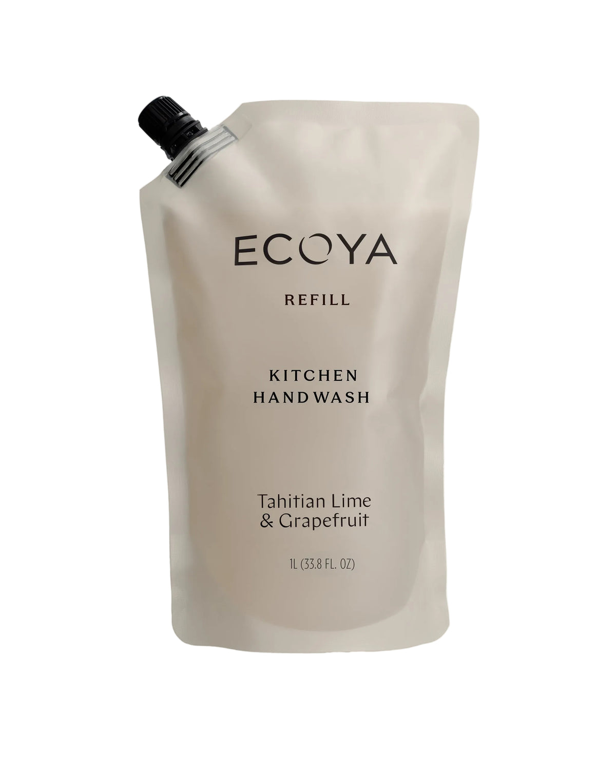 Ecoya Tahitian Lime and Grapefruit kitchen hand wash 1 litre refill pouch