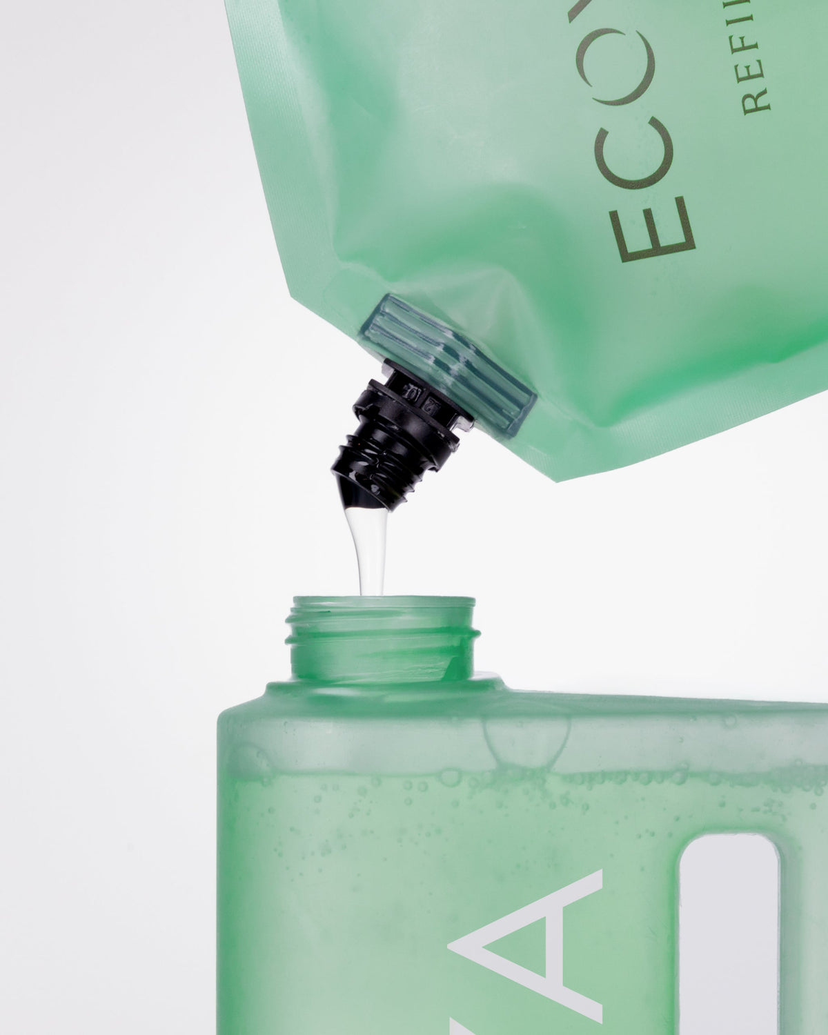 Ecoya Wild Sage and Citrus laundry liquid label detail