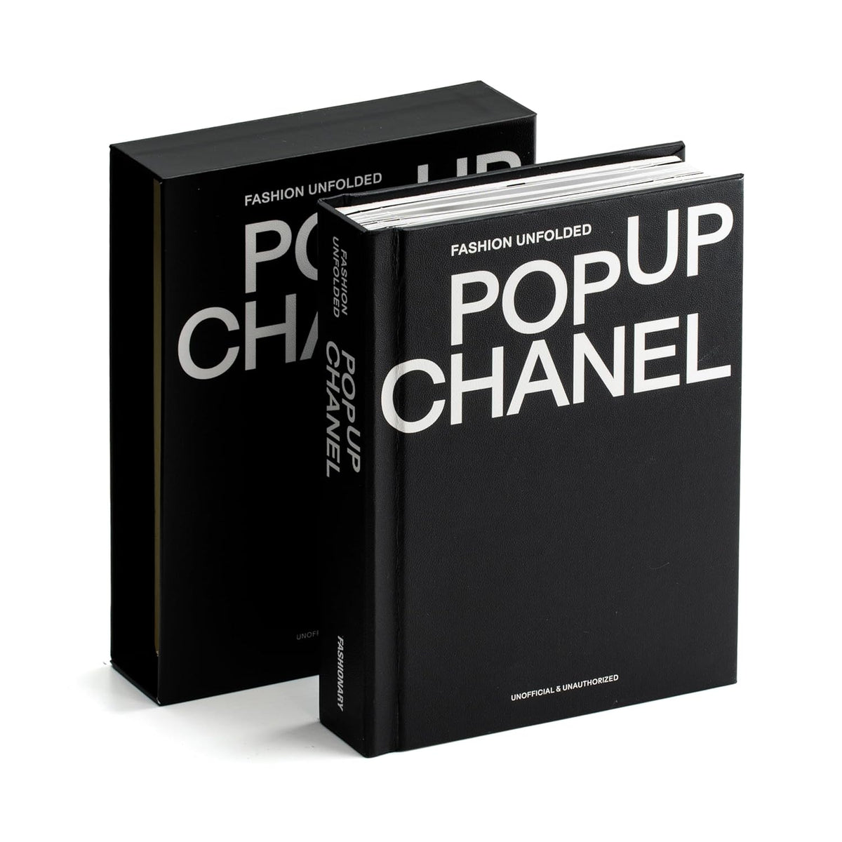 Fashion Unfolded Pop-Up Chanel front cover with slipcase