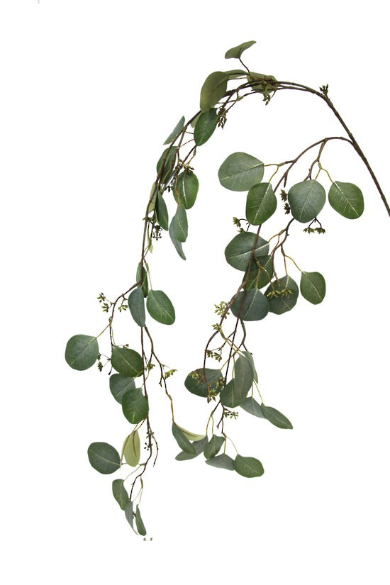 Gunni Eucalyptus Hanging Trail, Realistic Faux Greenery