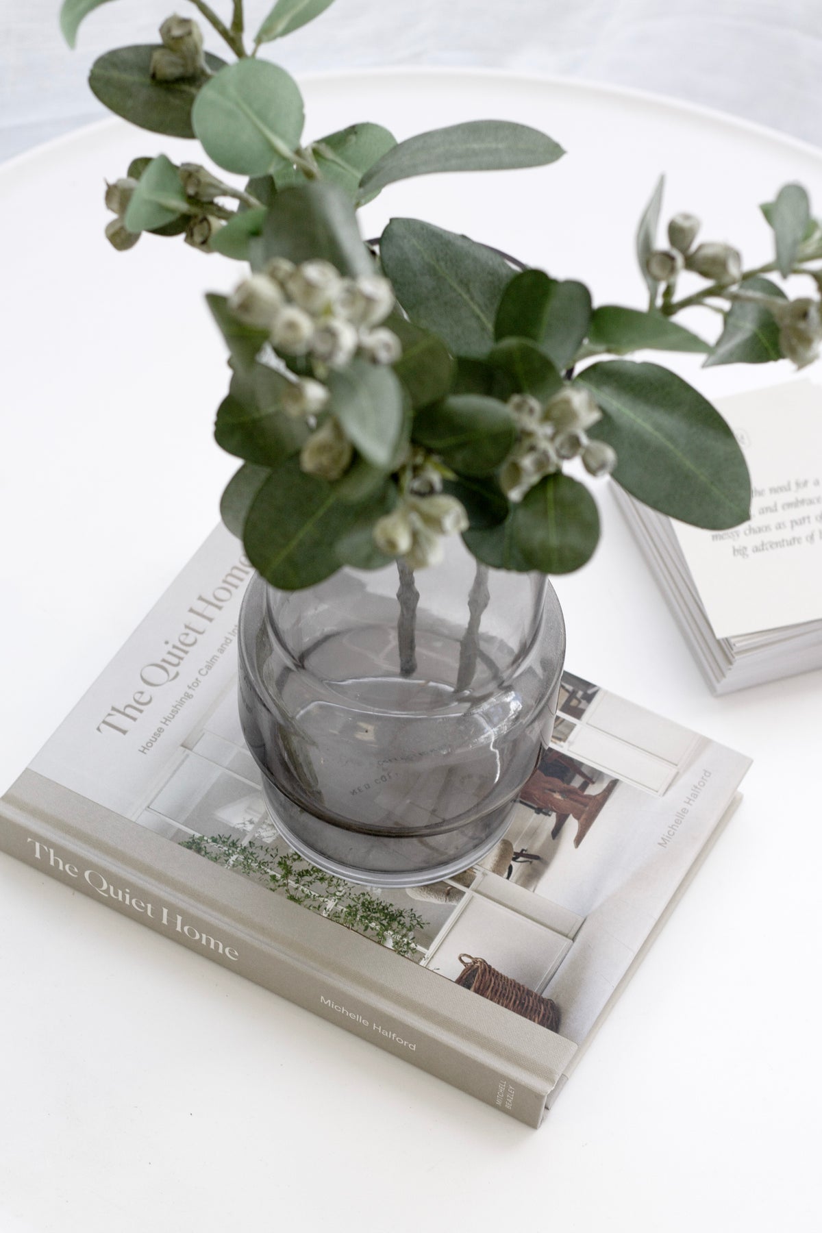 Mini Eucalyptus Pod Spray, 40cm Faux Stem