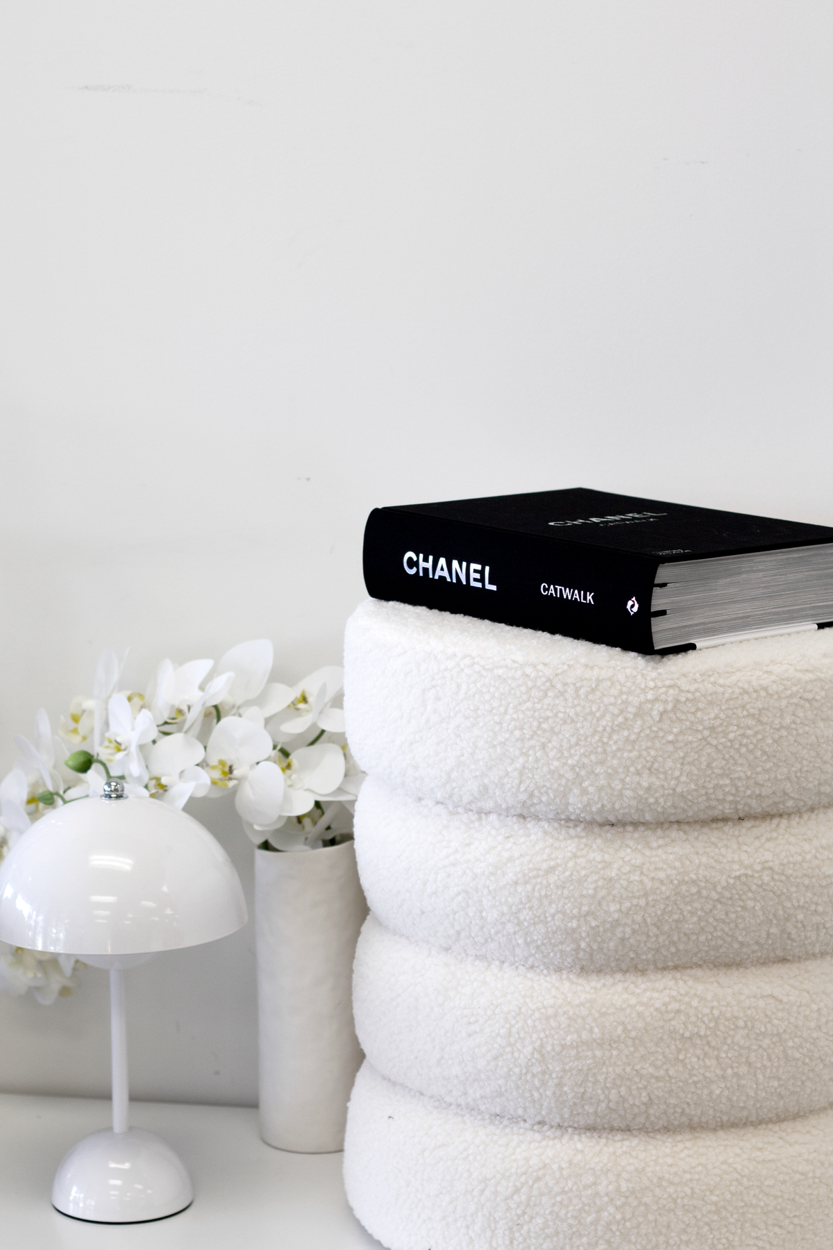 Chanel Catwalk hardback book open page spread