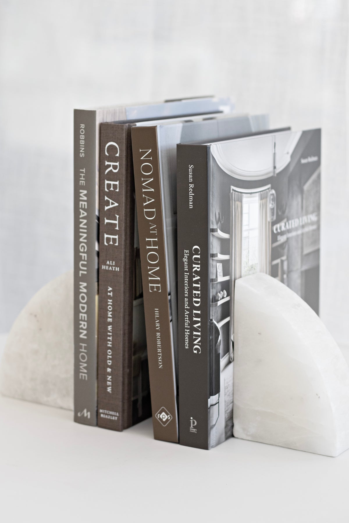 Nomad at Home styled on a shelf