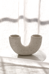 Mia Off-White Pipe Vase