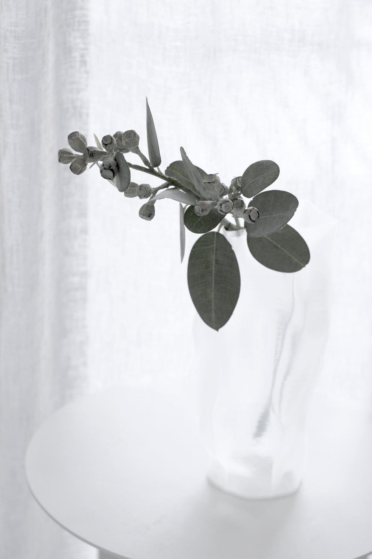 Mini Eucalyptus Pod Spray, 40cm Faux Stem
