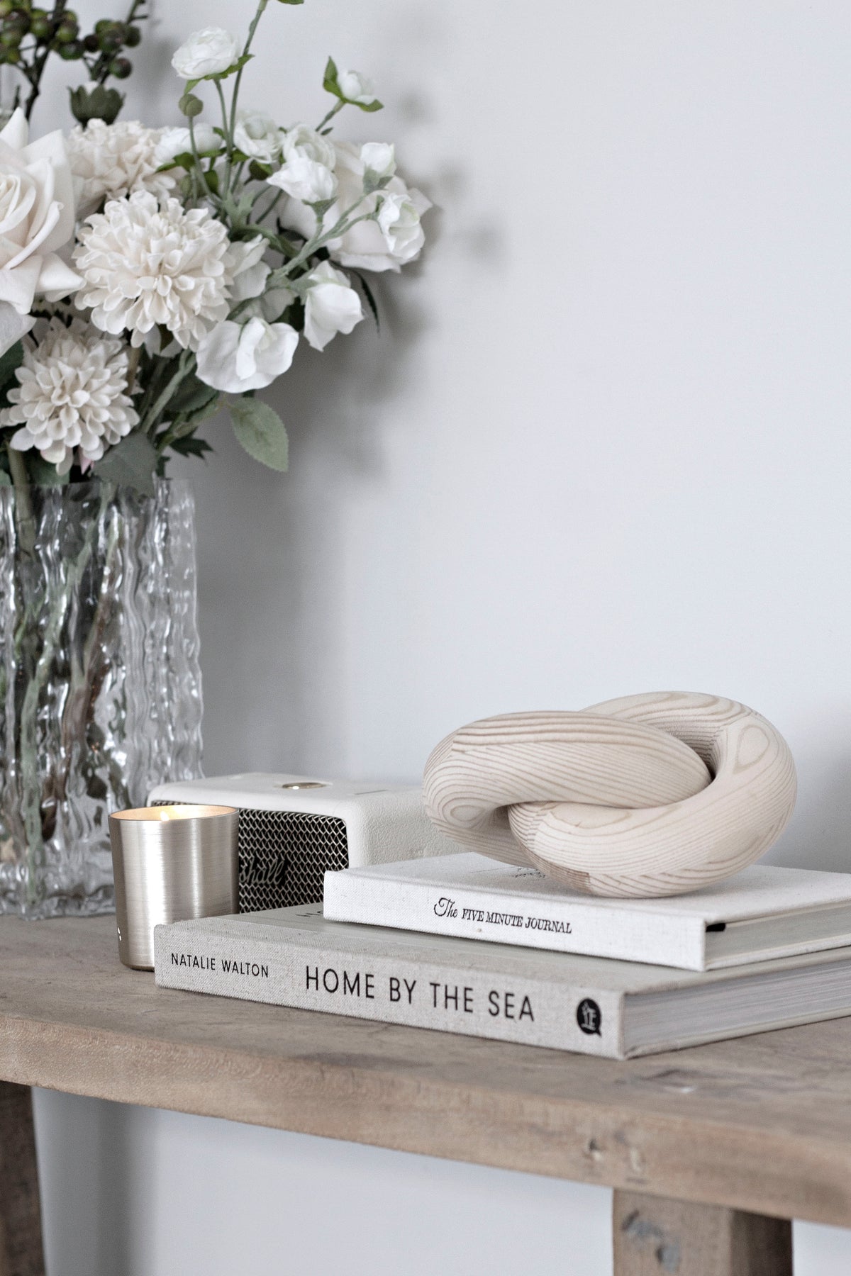 Home by the Sea styled flatlay