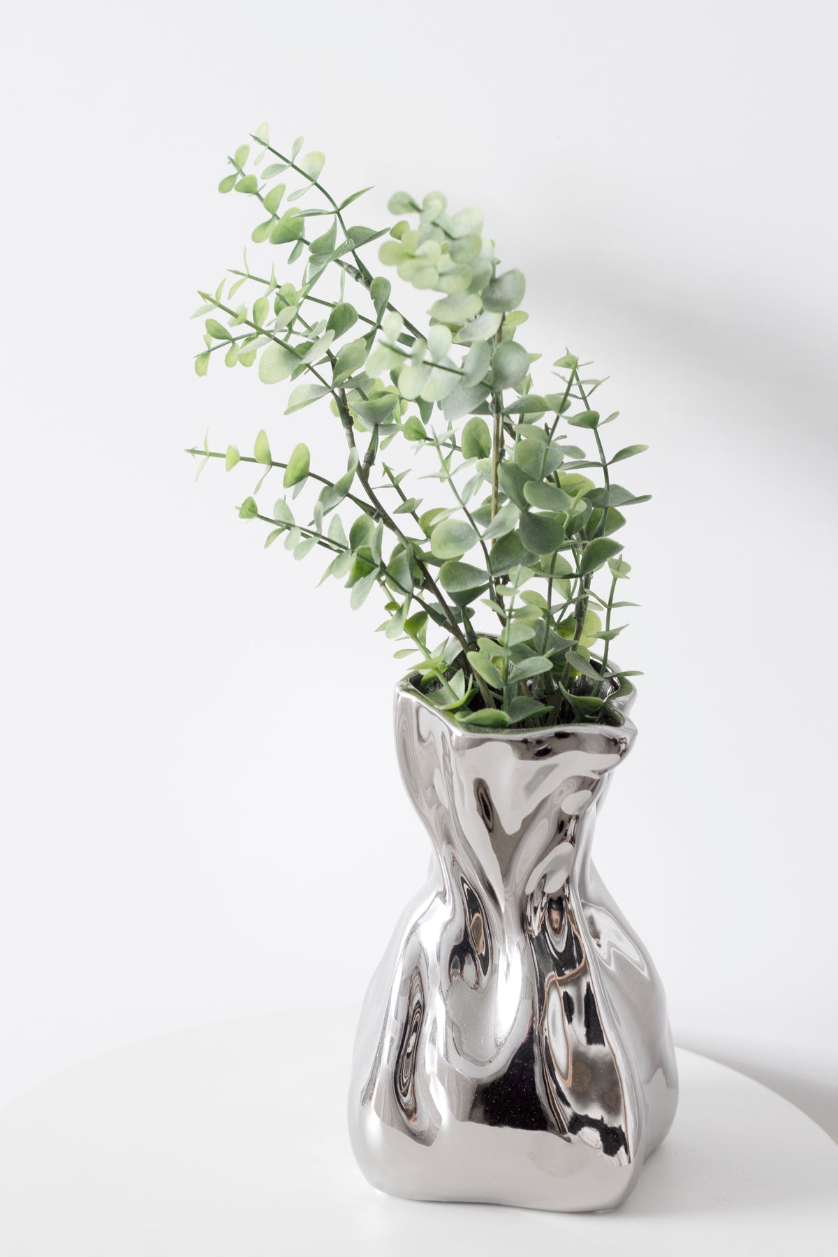 Silver Dollar Eucalyptus Spray, Green 65cm Faux Stem