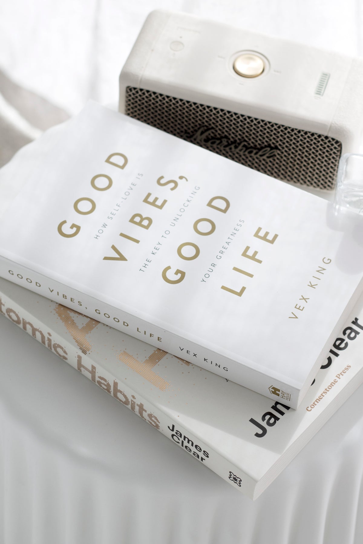 Good Vibes, Good Life page spread showing an affirmation