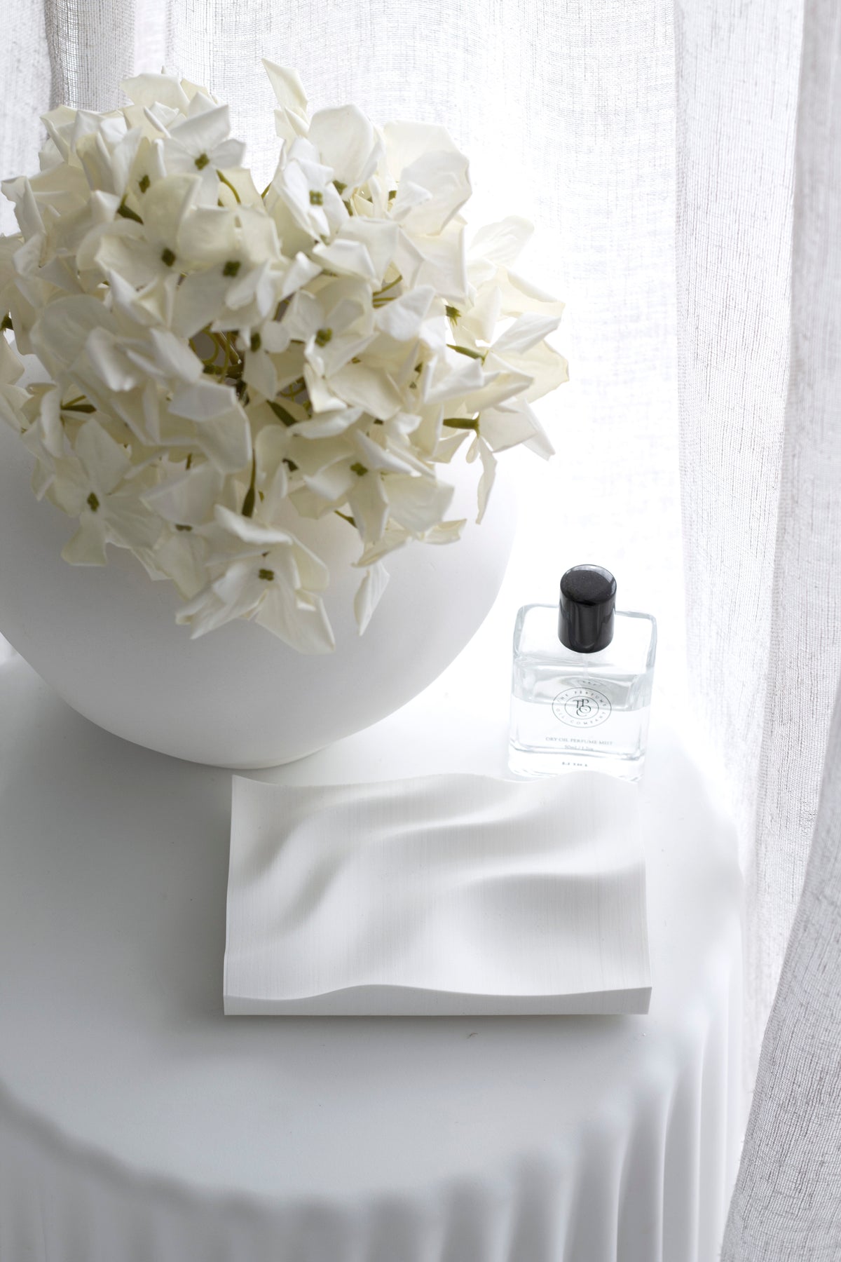 Tidal 3D Printed Jewellery Tray – Recycled Plastic | Matte Black or White