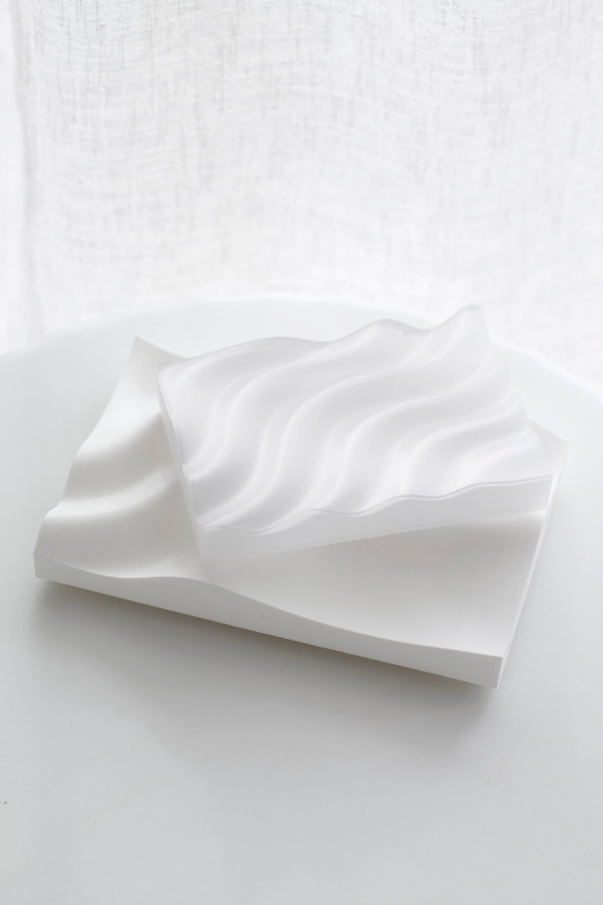 Tidal 3D Printed Jewellery Tray – Recycled Plastic | Matte Black or White