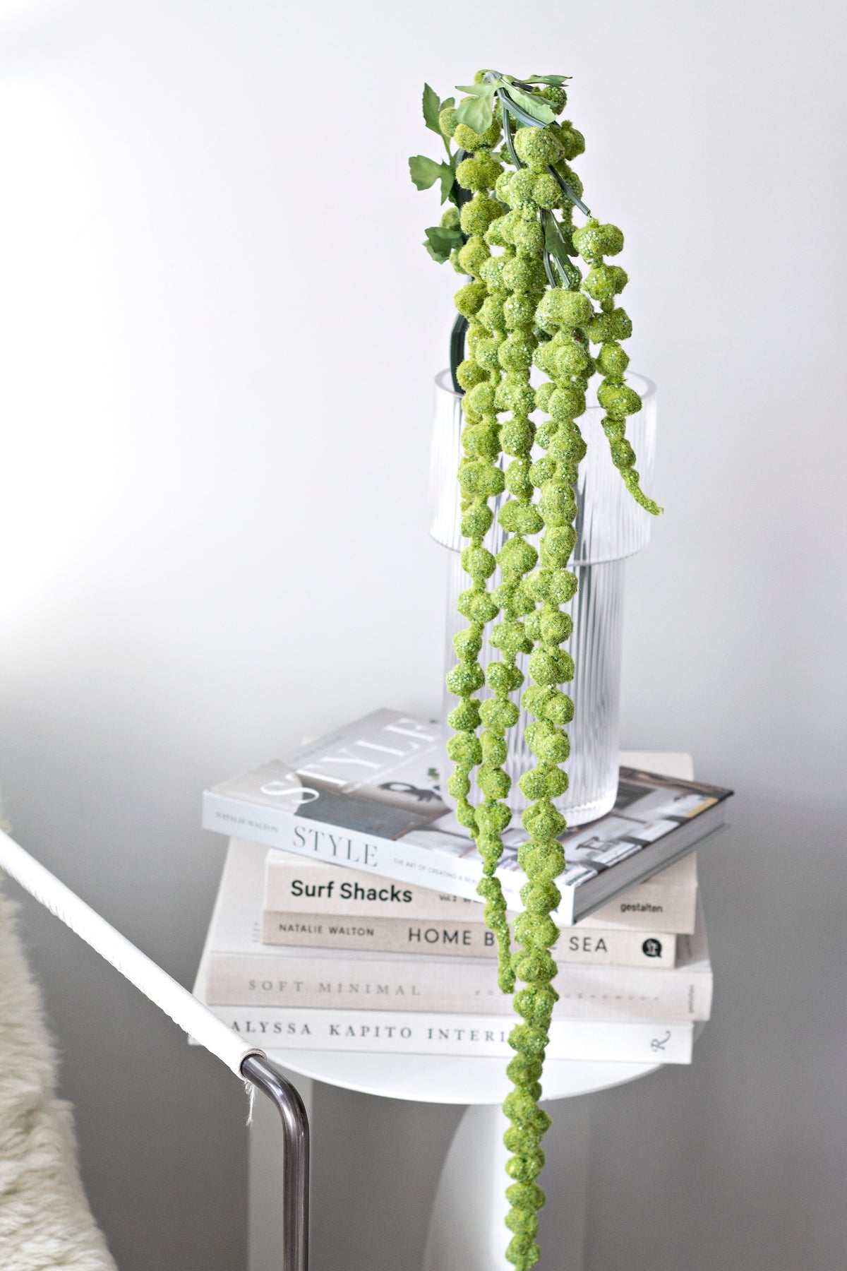 Amaranth Stem, Green or White Faux Stem