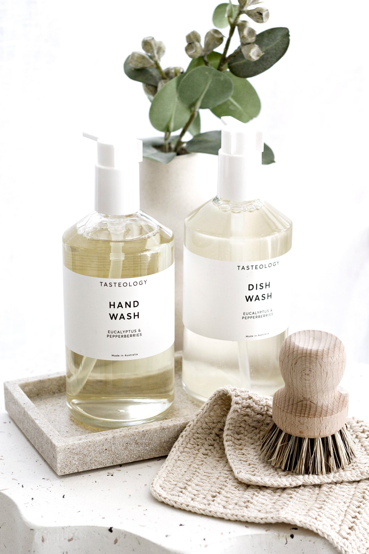 Tasteology Dish Wash – Eucalyptus & Pepperberries | Natural, Refillable Kitchen Soap