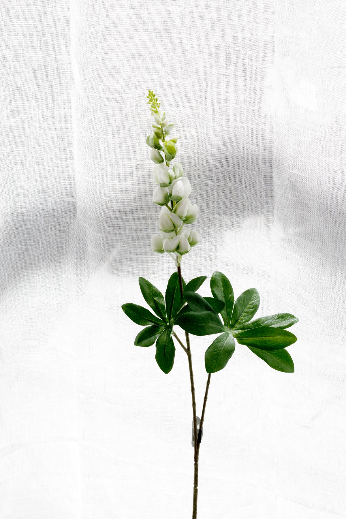 Lupin Spray, Cream 70cm Tall Faux Stem