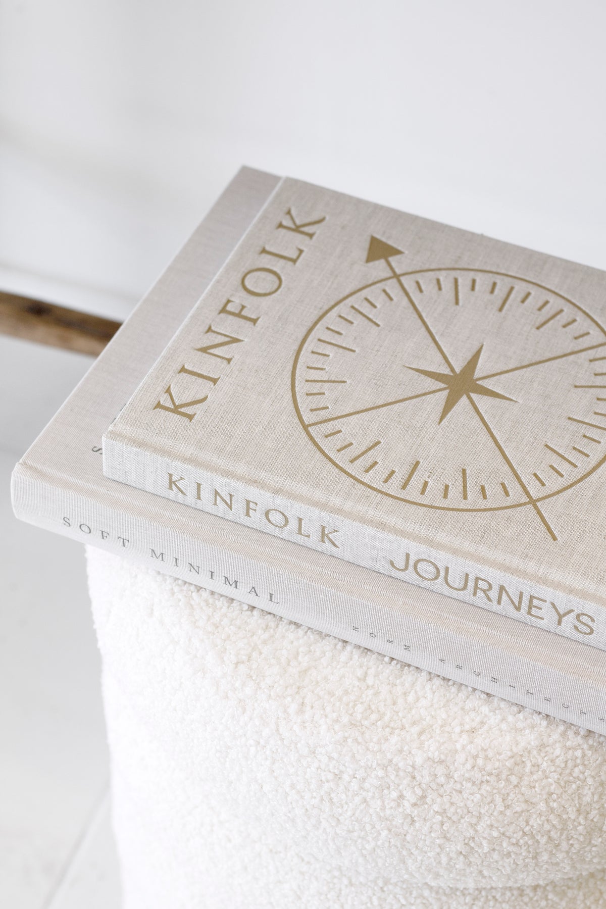 Kinfolk Journeys page spread showing a landscape photograph