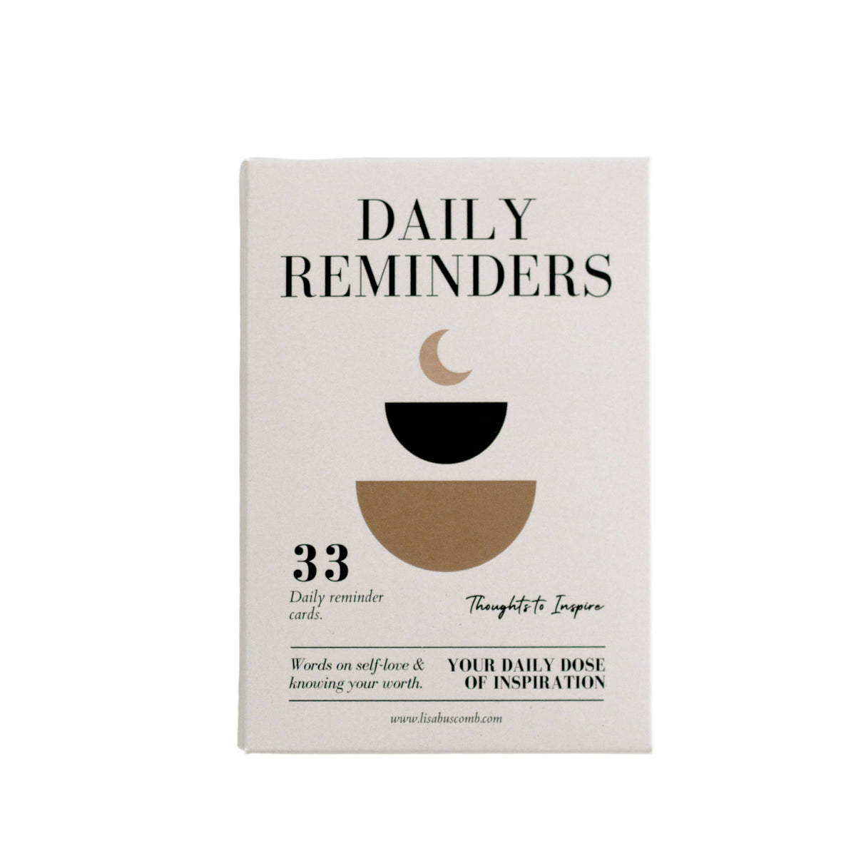 Daily Reminder Card Set, 33 Affirmation Cards | Wilde Road