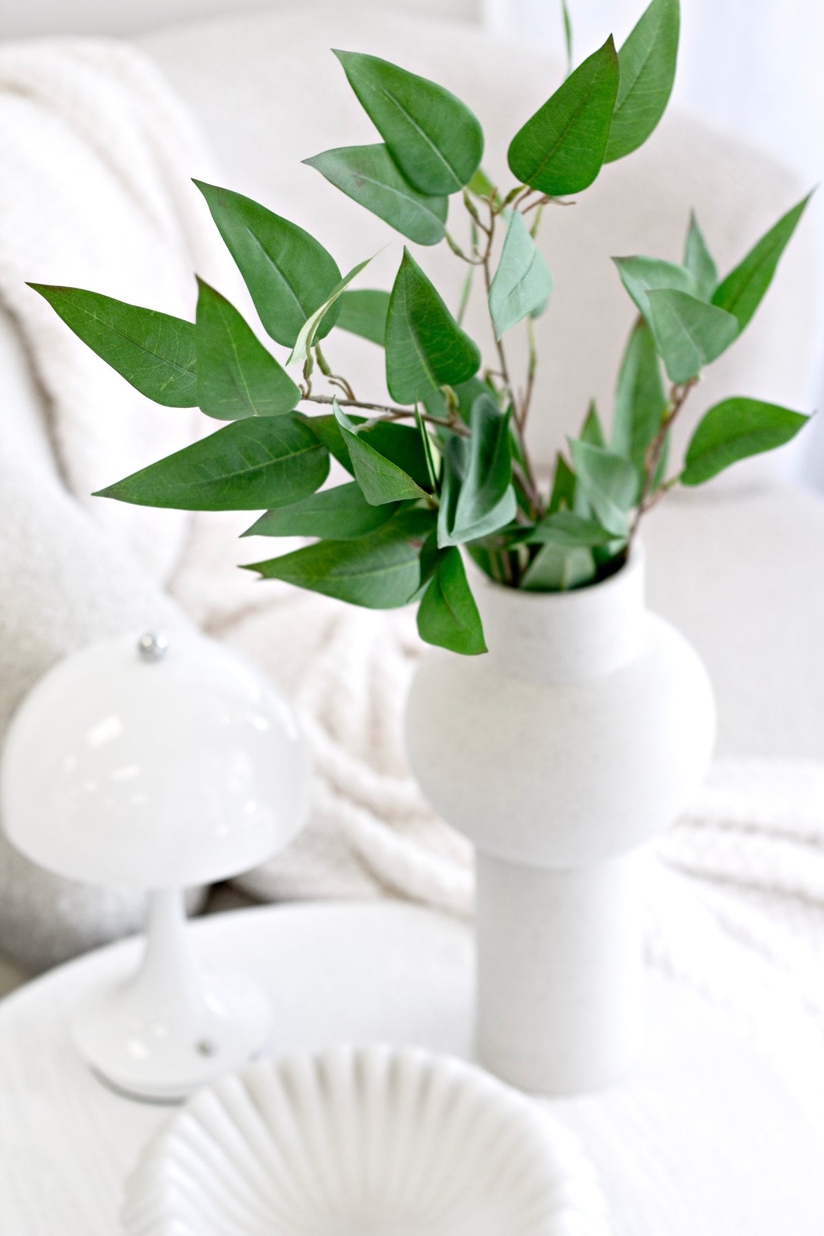 Willowy Eucalyptus Branch, 109cm Faux Greenery Stem