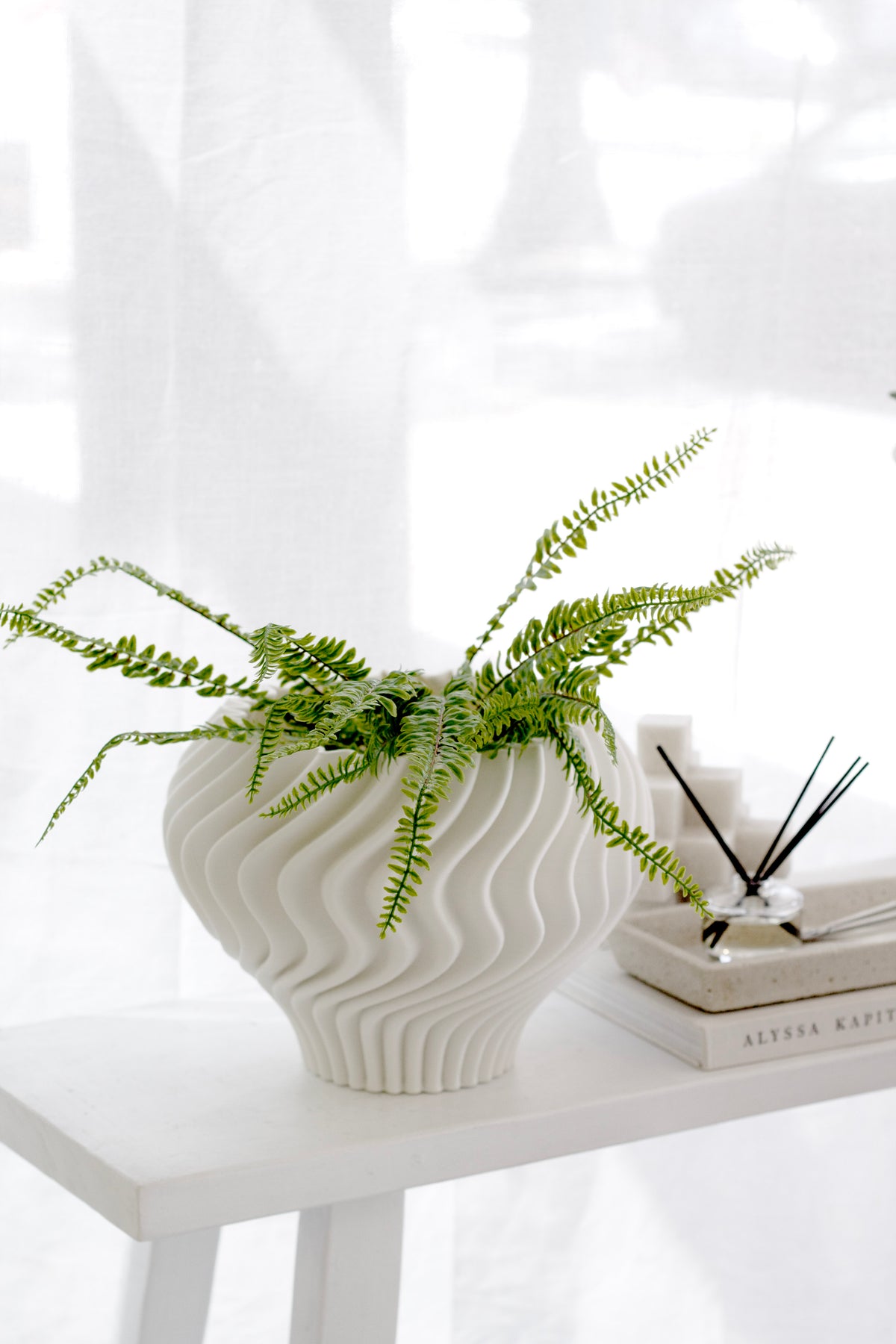 Deer Fern, 57cm Lush Green Faux Foliage