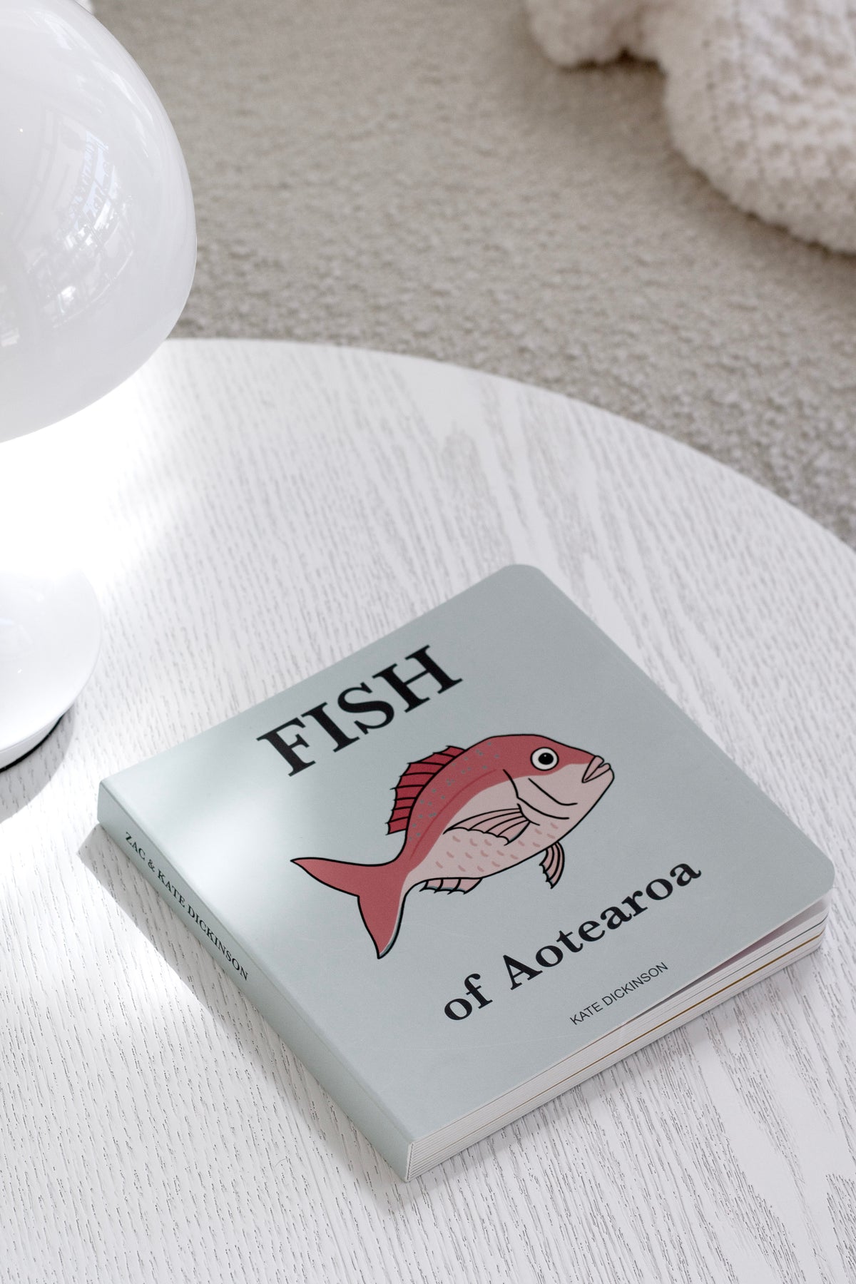 Fish of Aotearoa bilingual board book styled with other NZ nature books
