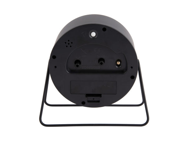 Karlsson Stark Alarm Clock in black, side profile
