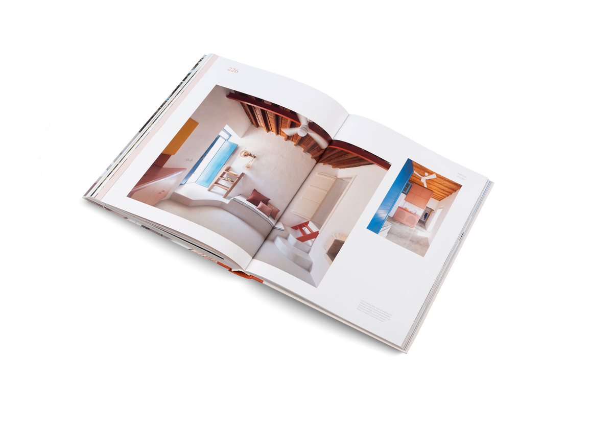 Life's a Beach page spread showing a coastal bungalow