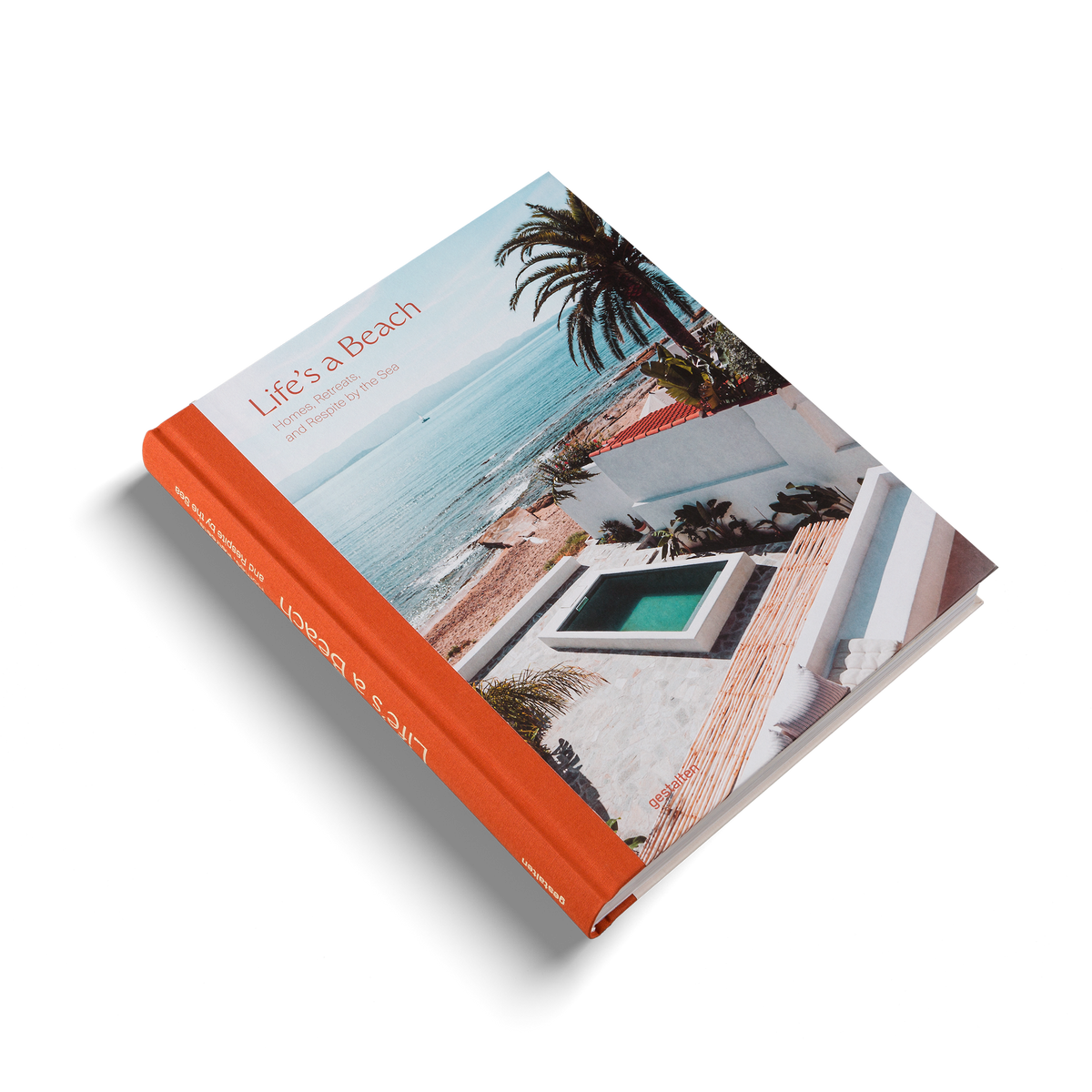 Life's a Beach styled on a coffee table