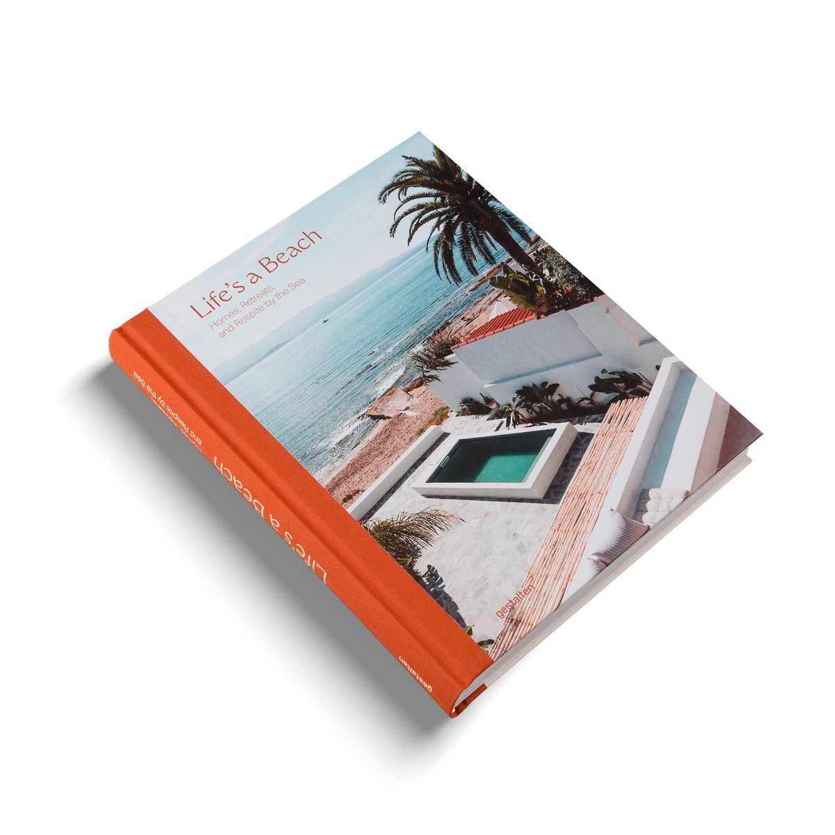 Life's a Beach styled on a coffee table