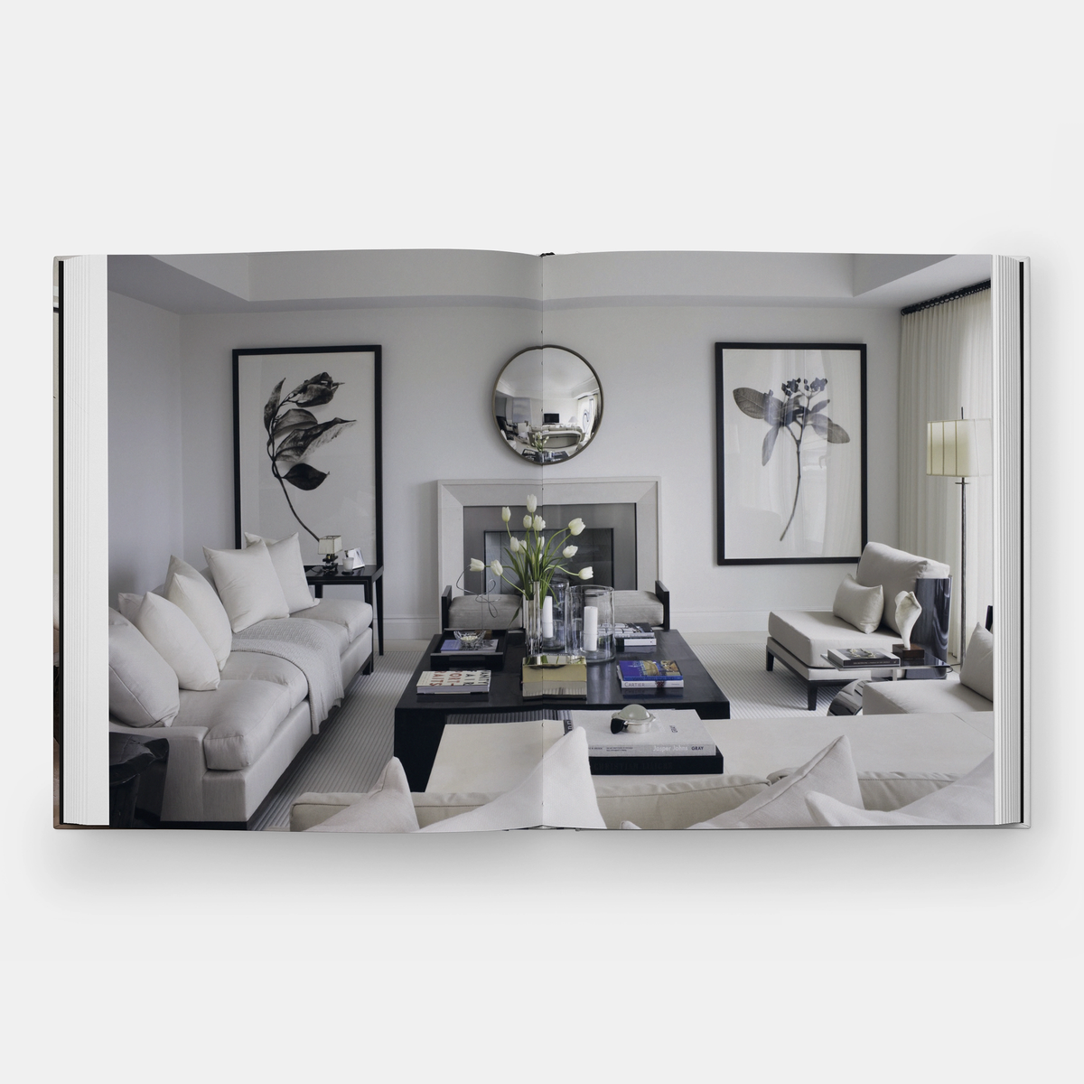 Language of Home page spread showing an elegant interior