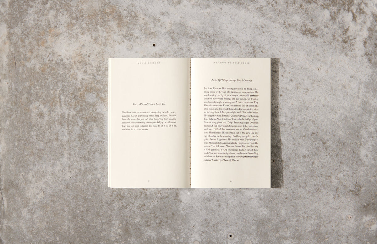 Moments to Hold Close – Poetry by Molly Burford